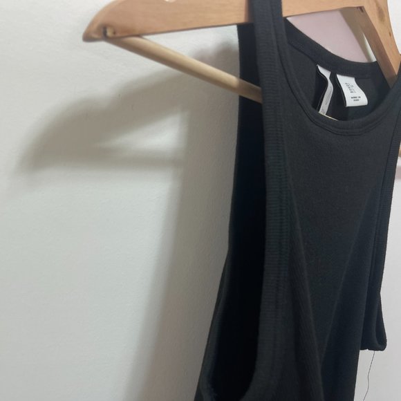 NWT Joie Ribbed Tank Bodysuit High Crew Neck sz L - Picture 6 of 9